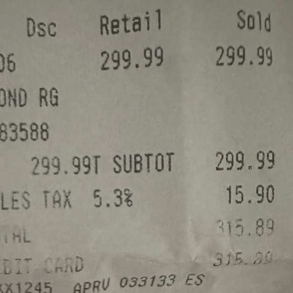 Men’s Wedding Band- Size 12- Jared The Galleria of Jewlery - Picture 3 of 3